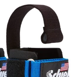 Schiek 6" Dowel Lifting Straps -Fitness Supplies Store 1000DLS Schiek Dowel Lifting Straps Blue Dowel Close Up