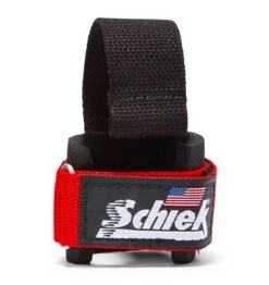 Schiek 6" Dowel Lifting Straps -Fitness Supplies Store 1000DLS Schiek Dowel Lifting Straps Red Front