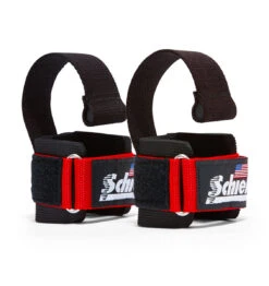 Schiek 6" Dowel Lifting Straps -Fitness Supplies Store 1000DLS Schiek Dowel Lifting Straps Red Pair