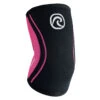 Rehband RX Elbow Sleeve - 5mm - Black/Pink -Fitness Supplies Store 102333 020 Rehband Rx Elbow Sleeve Black Pink 5mm 3mm Front