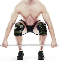 Rehband RX Knee Sleeve - 7mm - Camo -Fitness Supplies Store 105417 Rehband Rx Knee Sleeve Camo 7mm Lifestyle Shot