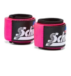Schiek 1/4" Ultimate Wrist Supports -Fitness Supplies Store 1100 Schiek Wrist Supports Straps Pink Pair