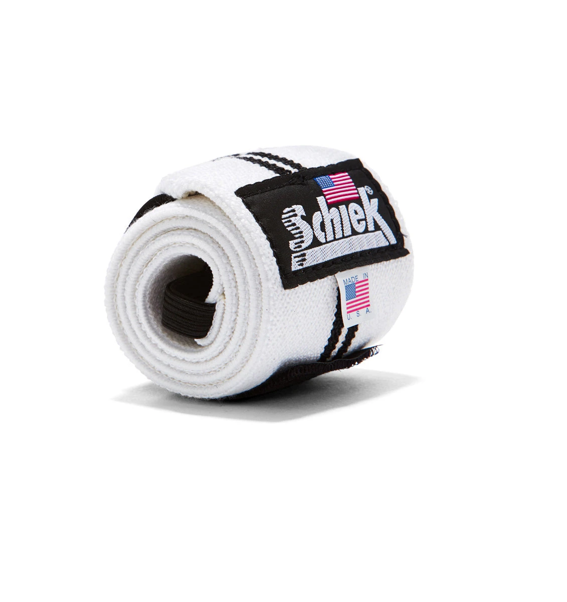 Schiek 24" Wrist Wraps - White/Black 6 Schiek 24" Wrist Wraps - White/Black - Image 4
