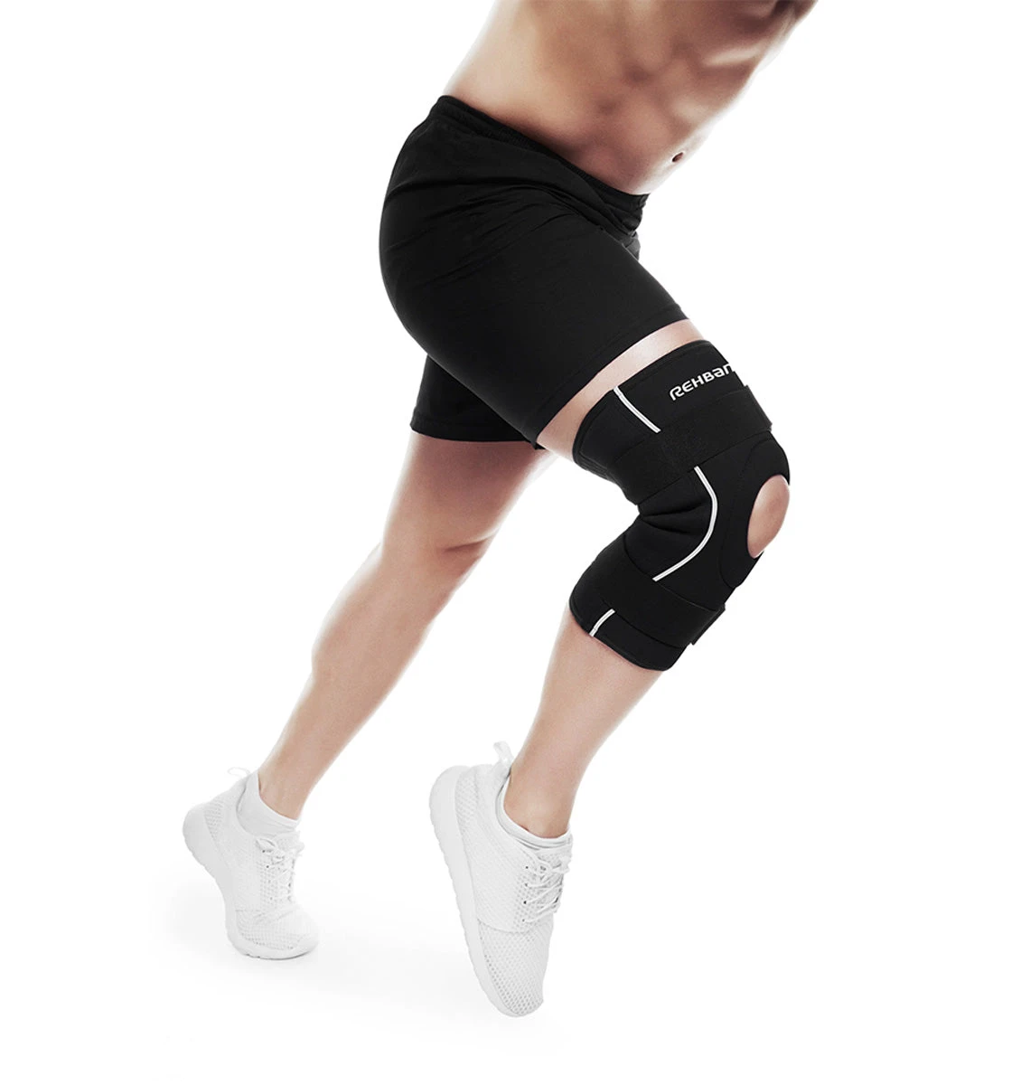 Rehband UD X-Stable Knee Brace - 5mm - Black (Clearance) 6 Rehband UD X-Stable Knee Brace - 5mm - Black (Clearance) - Image 4