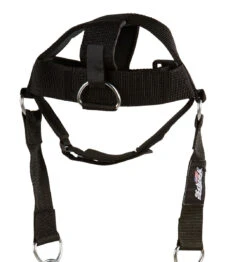 Schiek 1/4" Nylon Head Harness - Black 7 Schiek 1/4" Nylon Head Harness - Black -Fitness Supplies Store 1500H Schiek Adjustable Head Harness with Chain Padding