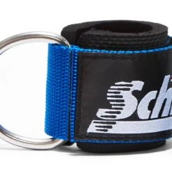 Fitness Supplies Store -Fitness Supplies Store 1700 Schiek Ankle Straps Cuffs Blue Colour Close Up