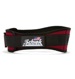 Schiek 2004 Contour Weight Lifting Belt - Burgundy