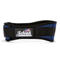 Schiek 2004 Contour Weight Lifting Belt - Navy