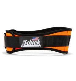 Schiek 2004 Contour Weight Lifting Belt - Orange