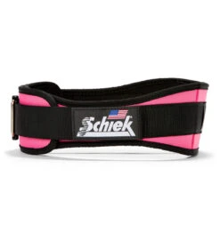 Schiek 2004 Contour Weight Lifting Belt - Pink
