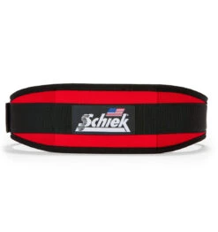 Schiek 2004 Contour Weight Lifting Belt - Red -Fitness Supplies Store 2004 Schiek Contour Weight Lifting Belt Red Back