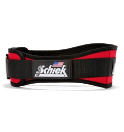 Schiek 2004 Contour Weight Lifting Belt - Red