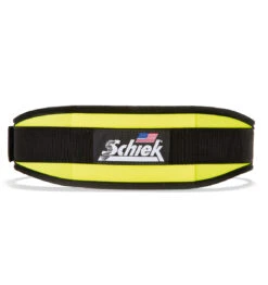 Schiek 2004 Contour Weight Lifting Belt - Neon Yellow -Fitness Supplies Store 2004 Schiek Contour Weight Lifting Belt Yellow Back