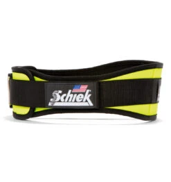 Schiek 2004 Contour Weight Lifting Belt - Neon Yellow