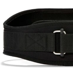 Schiek 2006 Contour Weight Lifting Belt - Black -Fitness Supplies Store 2006 Schiek Contour Weight Lifting Belt Black Front Close Up