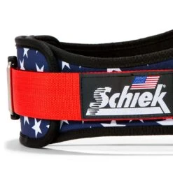 Schiek 2006 Contour Weight Lifting Belt - Stars N' Stripes 13 Schiek 2006 Contour Weight Lifting Belt - Stars N' Stripes -Fitness Supplies Store 2006 Stars n Stripes Schiek Contour Weight Lifting Belt Stars and Stripes Side Close Up