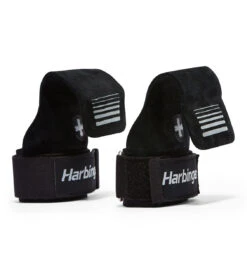 Harbinger 2-in-1 Lifting Grips - Black