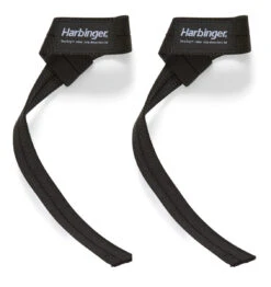 Harbinger 21.5" BIG GRIP Lifting Straps - Black -Fitness Supplies Store 20600 Harbinger Big Grip Lifting Straps Front Pair
