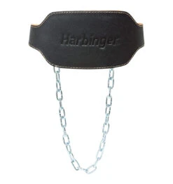 Harbinger 34" Leather Dip Belt - Black
