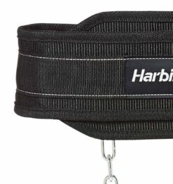 Harbinger 34" PolyPro Dip Belt - Black -Fitness Supplies Store 28900 Harbinger PolyPro Dip Belt Back Close Up