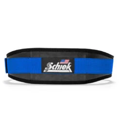 Schiek 3004 Power Contour Weight Lifting Belt - Blue -Fitness Supplies Store 3004 Schiek Contour Power Weight Lifting Belt Blue Back