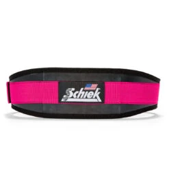 Schiek 3004 Power Contour Weight Lifting Belt - Pink -Fitness Supplies Store 3004 Schiek Contour Power Weight Lifting Belt Pink Back