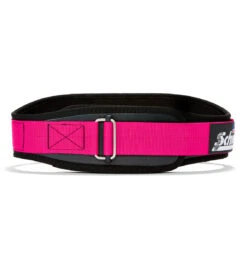 Schiek 3004 Power Contour Weight Lifting Belt - Pink -Fitness Supplies Store 3004 Schiek Contour Power Weight Lifting Belt Pink Front