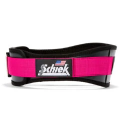 Schiek 3004 Power Contour Weight Lifting Belt - Pink