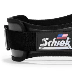 Schiek 3006 Power Contour Weight Lifting Belt - Black -Fitness Supplies Store 3006 Schiek Contour Power Weight Lifting Belt Black Side Close Up