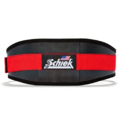 Schiek 3006 Power Contour Weight Lifting Belt - Red 10 Schiek 3006 Power Contour Weight Lifting Belt - Red -Fitness Supplies Store 3006 Schiek Contour Weight Lifting Belt Black and Red Back