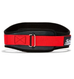 Schiek 3006 Power Contour Weight Lifting Belt - Red 12 Schiek 3006 Power Contour Weight Lifting Belt - Red -Fitness Supplies Store 3006 Schiek Contour Weight Lifting Belt Black and Red Front