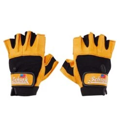 Schiek Power Series "Gel" Weight Lifting Gloves - Leather/Black 11 Schiek Power Series "Gel" Weight Lifting Gloves - Leather/Black -Fitness Supplies Store 415 Schiek Power Series Lifting Gloves Pair Top