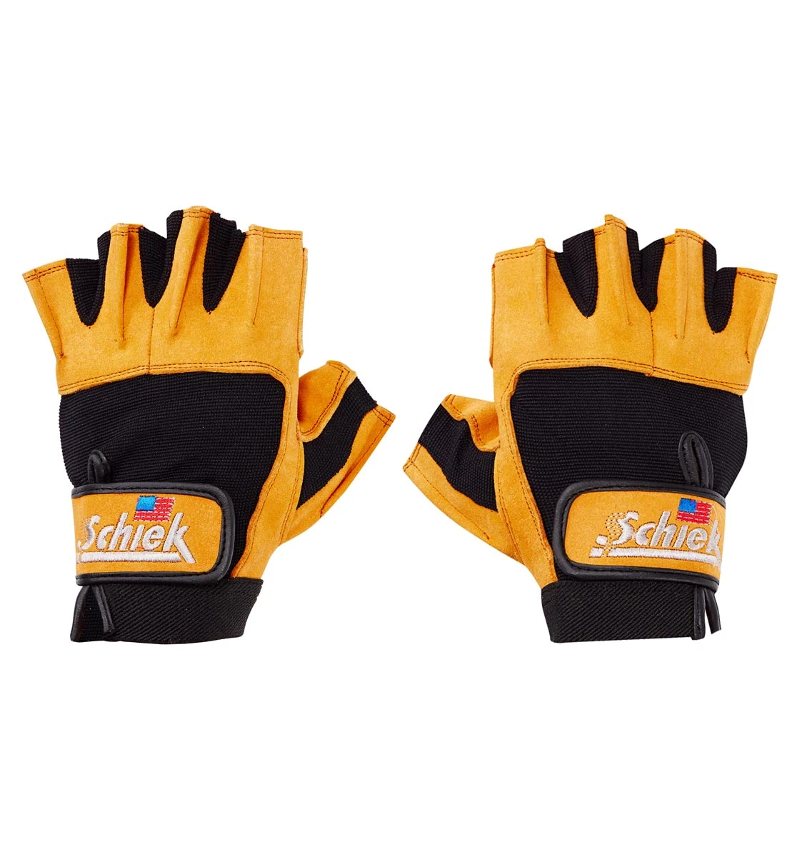 Schiek Power Series "Gel" Weight Lifting Gloves - Leather/Black 7 Schiek Power Series "Gel" Weight Lifting Gloves - Leather/Black - Image 5