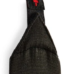 Harbinger 20" Pro Thumb Loop Wrist Wraps - Black -Fitness Supplies Store 44500 Harbinger Pro Thumb Loop Wrist Wraps Straps 20 inch Material Close Up