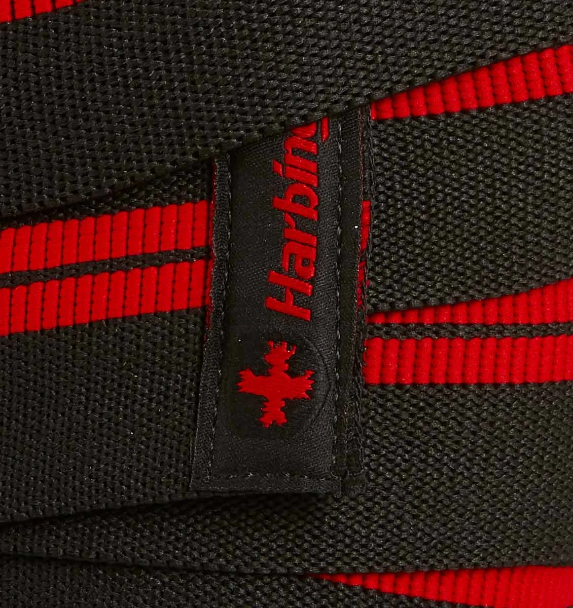 Harbinger 78" Red Line Knee Wraps - Black/Red 6 Harbinger 78" Red Line Knee Wraps - Black/Red - Image 4