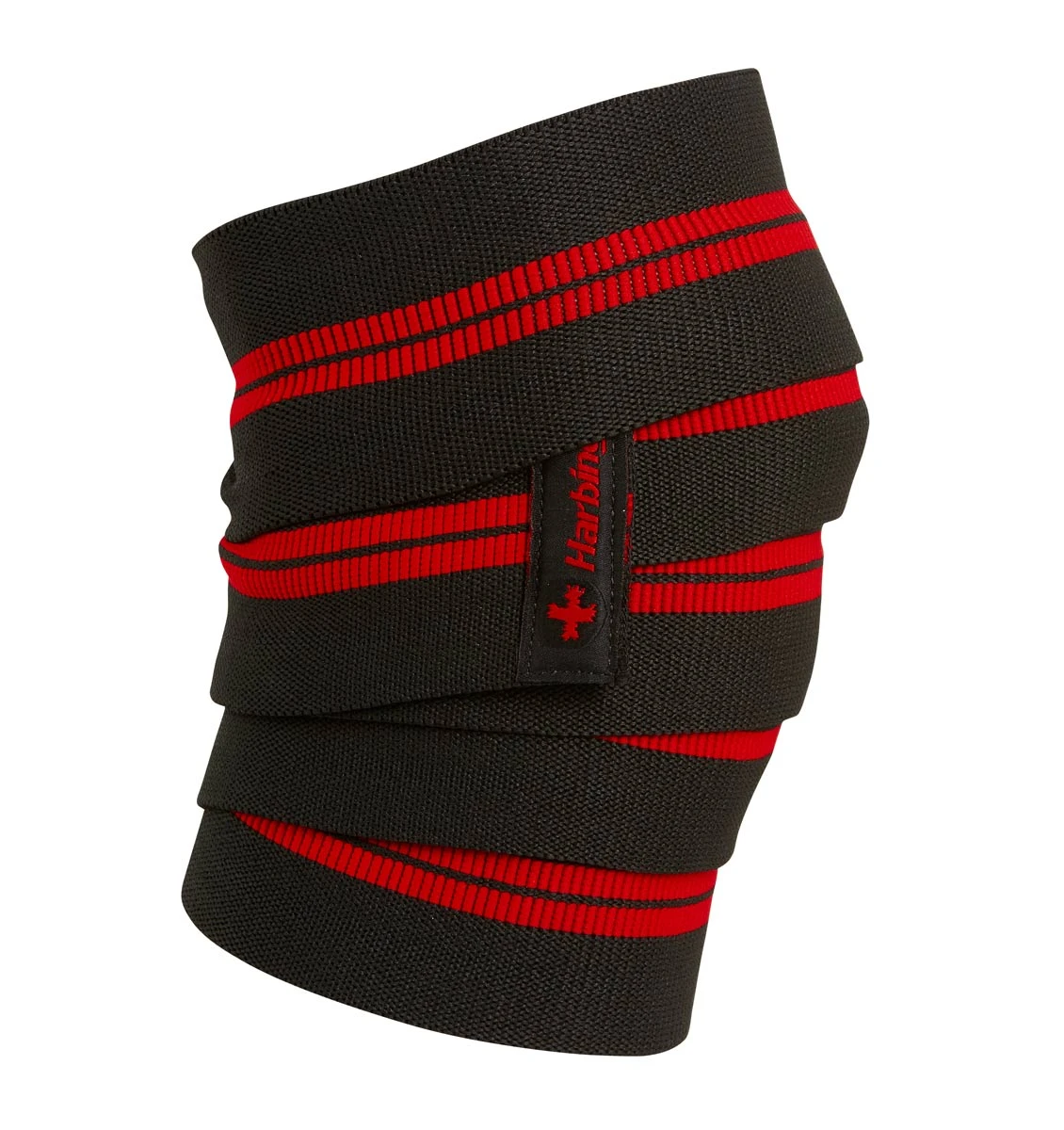 Harbinger 78" Red Line Knee Wraps - Black/Red 3 Harbinger 78" Red Line Knee Wraps - Black/Red