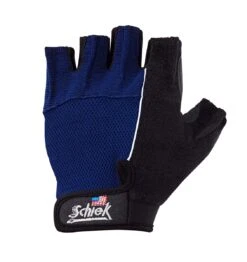 Schiek "Gel" Cross Training & Fitness Gloves - Royal Blue/Black