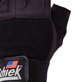 Schiek Women's Platinum Series "Gel" Weight Lifting Gloves - Black -Fitness Supplies Store 520 Schiek Womens Platinum Series Lifting Gym Gloves with Fins Top Close Up