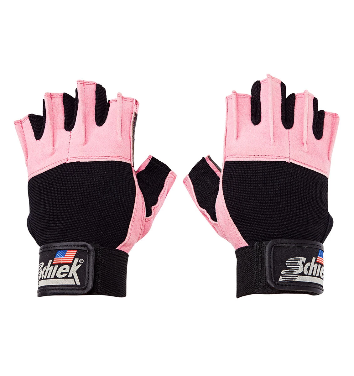 Schiek Women's Platinum Series "Gel" Weight Lifting Gloves - Pink 7 Schiek Women's Platinum Series "Gel" Weight Lifting Gloves - Pink - Image 5