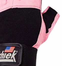 Schiek Women's Platinum Series "Gel" Weight Lifting Gloves - Pink 8 Schiek Women's Platinum Series "Gel" Weight Lifting Gloves - Pink -Fitness Supplies Store 520PINK Schiek Womens Lifting Gym Gloves Top Close Up