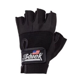 Schiek Premium Series "Gel" Weight Lifting Gloves - Black