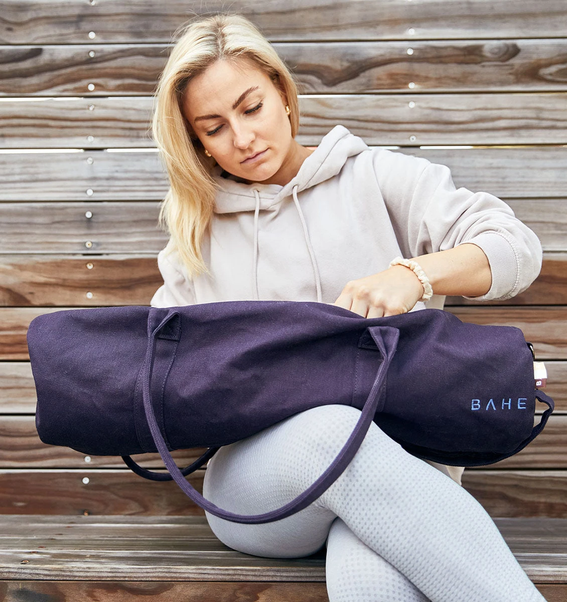 BAHE Everyday Studio Yoga Mat Bag - Moonlight 6 BAHE Everyday Studio Yoga Mat Bag - Moonlight - Image 4