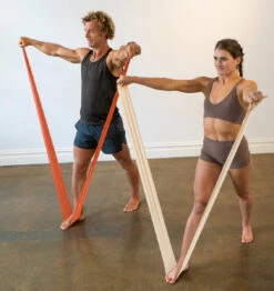 BAHE Flowbands Combo - Dusty Beige -Fitness Supplies Store BAHE Flowbands Combo Dusty Beige Lifestyle 05