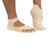 BAHE Grounded Grippy Open-Toe Socks - Dusty Beige 2 BAHE Grounded Grippy Open-Toe Socks - Dusty Beige -Fitness Supplies Store BAHE Grounded Grippy Open Toe Socks Dusty Beige 03