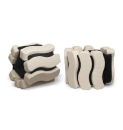 BAHE Silicone Ankle/Wrist Weights - 500g - Pair - Coconut