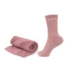 BAHE Studio Duet Sock & Towel Combo - Mauve