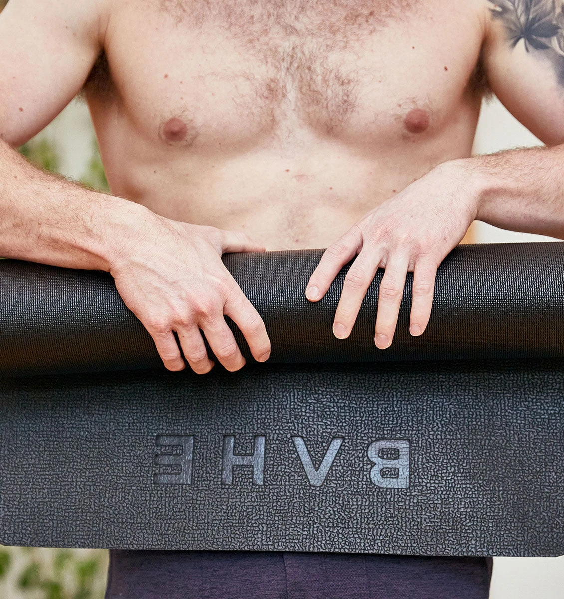 BAHE Studio Pilates Mat - 5mm - Anthracite 7 BAHE Studio Pilates Mat - 5mm - Anthracite - Image 5