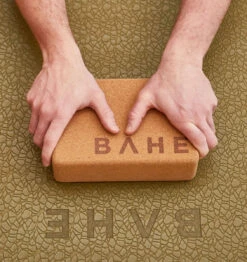 BAHE Yoga Block - Cork -Fitness Supplies Store BAHE Yoga Block Cork Lifestyle 02