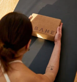BAHE Yoga Block - Cork -Fitness Supplies Store BAHE Yoga Block Cork Lifestyle 08
