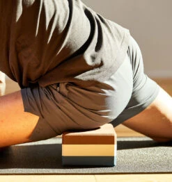 BAHE Yoga Block - Moonlight Multi-coloured -Fitness Supplies Store BAHE Yoga Block Moonlight Lifestyle 05